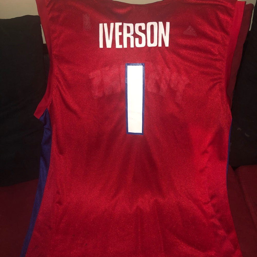 Allen Iverson Detroit Pistons Jersey